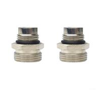 Advokingtap 2/5pcs Manifold Base Pipe Connectors Temperature Resilience For Underfloor Heating Applications Enhancing The Overall Efficiency Of Your Heating Setup(2pcs)