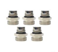 Advokingtap 2/5pcs Manifold Base Pipe Connectors Temperature Resilience For Underfloor Heating Applications Enhancing The Overall Efficiency Of Your Heating Setup(5pcs)