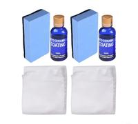 Advokingtap 2 Pack 9H Liquid Ceramic Coating For Car Paint Protection Hydrophobic for nano Sealant High Heat Resistance Auto Detailing Care