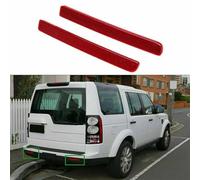 Advokingtap 2Pcs Bumper Reflector Rear Light Kit,For Land Rover For Range Rover Sport 2010-2013 For LR3 Discovery 3 For LR4 Discovery 4 ABS Red