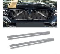 Advokingtap 2PCS Grille Insert Trims Stripe,Front Grille Trim Stripes Cover Compatible With V Covers Grille Cover Guard Accessories, FOR 1 2 3 4 Series(Gray)