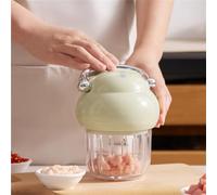 Advokingtap 350ML Electric Garlic Chopper, Mini USB Charging Food Processor, Portable Kitchen Meat Grinder For Onion, Garlic, Chili, Fruit(Green)