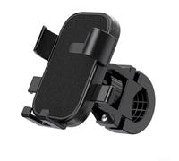 Advokingtap 360 Degree Rotating Motorcycle Phone Mount with Adjustable Strong Arm and Silicone Protected Clamp for Secure Phone Grip during Outdoor Riding (Handlebars)