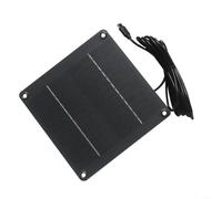 Advokingtap 4W 12V Monocrystalline Solar Panel For Garden Lights And Security Systems With 3 Meter Cable, Easy Installation