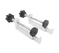 Advokingtap Aluminum Alloy Circular Saw Guide Rail/Track Suitable For Carpentry, Standard T-track, Carpentry Workbench(1pair Clamps)