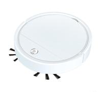 Advokingtap Automatic Robot Vacuum Cleaner 3-in-1 Sweeping Mopping Ultra-Thin Smart Wireless Navigation For Carpets And Hard Floors, Black(White)