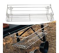 Advokingtap Camping Table Drain Basket Foldable Stainless Steel Storage Rack Hanger For IGT Tables Outdoor Picnics Barbecues