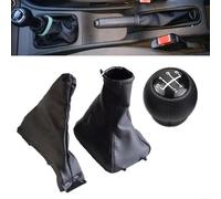Advokingtap Car Gear Shift Knob Handbrake Cover Kit Fits For Vauxhall For Opel For Astra II G For Zafira A 1998-2010, Easy To Install