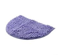 Advokingtap Chenille Bath Mat Circular Absorbent Rug Non Slip Soft Anti Skid Area Carpet For Bathroom Shower Floor Safety Home Decor(Coffee)