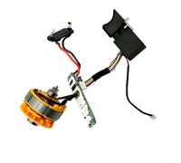 Advokingtap Electric Drill Brushless Motor Assembly 16.8V 12Teeth, Includes Switch & Control Board, Metal Material