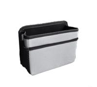 Advokingtap Foldable Car Trash Can Oxford Fabric 2L Door Mounted Storage Bag Waterproof Waste Bin Organizer For Auto Interior(Gray)