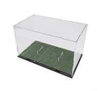 Advokingtap Football Display Box Storage Box, Without Grass Dustproof Wall Mounted Acrylic Rugby Ball Clear Holder Bracket For Sports Memorabilia(green)