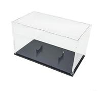 Advokingtap Football Display Box Storage Box, Without Grass Dustproof Wall Mounted Acrylic Rugby Ball Clear Holder Bracket For Sports Memorabilia(black)