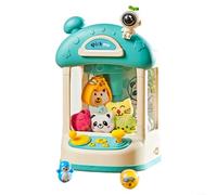 Advokingtap For Mini Claw Machine For Arcade Kids Toy Grabber,With Music Lights Interactive Prize Vending Game,Size 19.5x17.8x28.5CM(green)