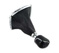 Advokingtap Gear Knob 6-Speed Shift Gaiter Chrome Frame Set For Ford For Kuga 2008 2012 And C Max 2008 2010 For A Refined Driving Experience, Stylish Interior Upgrade Black