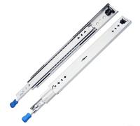 Advokingtap Heavy Duty Drawer Runners 53Mm With Three-Section Buffer, 120Kg Load Capacity Heavy Duty Drawer Slides Ball Bearing Draw Runners, Full Extension Draw Sliding Rails Sliders(16in)