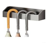 Advokingtap Heavy Duty Magnet Hook Wall Mount Storage Shelf for Cruise Cabins Campervan - Strong Hanging Hook for Tools Towels Kitchen Organization Gunmetal Gray(A)