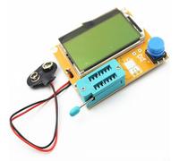Advokingtap LCR-T4 Graphic Multi-Function Transistor Tester Resistance Capacitance Inductance Diode MOS Thyristor Automatic Shutdown Backlit LCD Flexible Power Options for Electronics Analysis