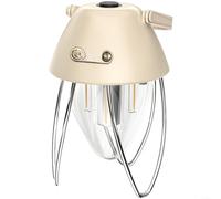 Advokingtap Led Camping Lamp Usb Rechargeable With Press Dimming, Ipx4 Waterproof, Warm/White/Warm White Modes, Vintage Design For Outdoor Hiking And Tent Use