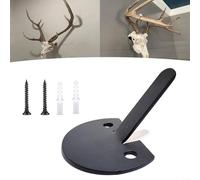 Advokingtap Metal Deer Skull Wall Mount For Whitetail And Small Game Trophy Display, Easy No Drill Installation