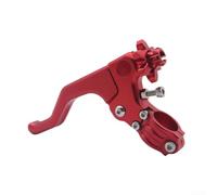 Advokingtap Motorcycle CNC Aluminum Clutch Lever Handlebar One Finger Short Pull For Stunt Riding(red)