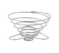 Advokingtap Outdoor Collapsible Coffee Filter Holder 304 Stainless Steel Foldable Dripper Silver For Camping Hiking Travel Picnic(Middle)