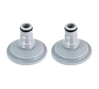 Advokingtap P6614 Hose Adapters For Sand Filter Units Before 2024, Grey PP Material, Pack Of 2 Or 4, Compatible With Pool Cleaning Systems In Home & Garden Outdoor Swimming(4PCS)