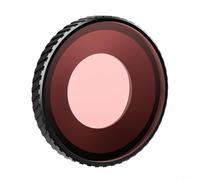Advokingtap Protective Lens Filter for Osmo Action 5 Pro 4 Aluminum Alloy Frame Water Fog Resistant Pressure Engraved Markings Precision Fit Underwater Use Red Purple(Light Red)
