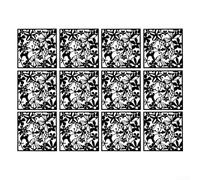Advokingtap Room Dividers Screen,12 PCS Hanging Room Divider Panel Hollow Pattern Design Cut Space Home Decoration For Various Spaces In Your Home(black)
