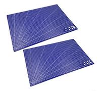 Advokingtap Self-Healing Cutting Mat Set, Non-Slip Blue Yellow Green For A3 For A4 A5 Double-Sided Cutting Board For Paper And Quilting 2-Piece (2PCS blue 45 x 30cm)