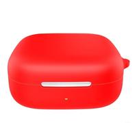 Advokingtap Silicone Shockproof Case For HUAWEI FreeArc Earphones With Carabiner Clip Lightweight Protection(Red)