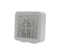 Advokingtap Smart WiFi Thermometer And Hygrometer With Real-Time Temperature And Humidity Monitoring, App Alerts, for ALEXA And Google Home Integration, White, For Greenhouse