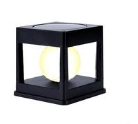 Advokingtap Solar Powered Outdoor Fence Post Light Waterproof Garden Lamp For Wooden Posts Patio Deck IP65 Rated(Warm light)