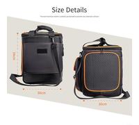 Advokingtap Speaker EVA Storage Carrying Case Portable Travel Bag Compatible With For JBL Partybox2-Encore For Outdoor Events