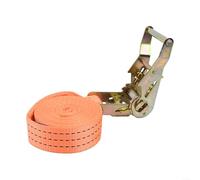 Advokingtap Tie Down Cargo Strap 1Pc 10M Duty Ratchet Belt With Buckle Polyester Orange For Securing Luggage And Garden Tools During Transport(3 Meters)