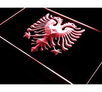ADVPRO Albanian Eagle Bar Pub Club Logo LED Sign Neon Light Sign Display j295-r(c)