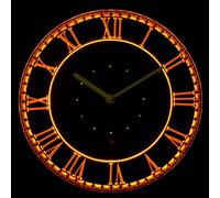 ADVPRO cnc2003-y Big Ben Roman Illuminated Edge Lit Bar Beer Neon Sign Wall Clock with LED Night Light