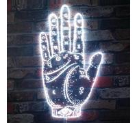 ADVPRO Fortune Teller Welcome Hand Palmistry Diagram Psychic RGB Dynamic Glam LED Sign - Cut-to-Edge Shape - Smart 3D Wall Decoration - Multicolor Dynamic Lighting st06s22-fnd-i0033-c