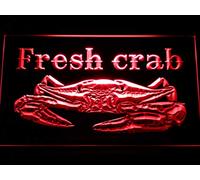 ADVPRO Fresh Crab Restaurant LED Neon Sign Red 400 x 300mm st4s43-m102-r