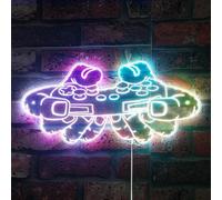 ADVPRO Game Room Console Control Hand RGB Dynamic Glam LED Sign - Cut-to-Edge Shape - Smart 3D Wall Decoration - Multicolor Dynamic Lighting st06s42-fnd-i0031-c