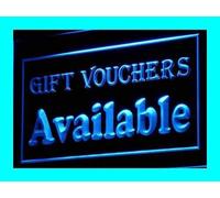 ADVPRO i110-b Gift Vouchers Available Neonschild Light Sign