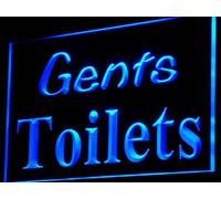 ADVPRO i774-b Gents Toilets Restroom Washroom Neon Light Sign
