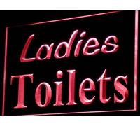 ADVPRO i775-r Ladies Toilets Washroom Restroom Neon Light Sign