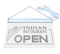 ADVPRO Indian Restaurant OPEN Food Cafe LED Neon Sign Multi-color 400 x 300mm st4s43-i643-c