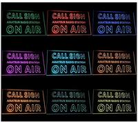 ADVPRO Multi Color Custom Call Sign On Air Amateur Radio Station Led Neon Sign Remote Control, 20 Colors, 19 Dynamic Modes, Speed & Brightness Adjustable 300mm x 210mm st4s32-wa-tm-c