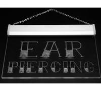 ADVPRO Multi Color i351-c Ear Piercing Tattoo Shop Display Neon LED Sign with Remote Control, 20 Colors, 19 Dynamic Modes, Speed & Brightness Adjustable, Demo Mode, Auto Save Function