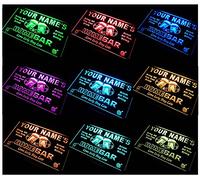 ADVPRO Multi Color p-tm-c Name Personalized Custom Home Bar LED Neon Sign Remote Control, 20 Colors, 19 Dynamic Modes, Speed & Brightness Adjustable 600mm x 400mm