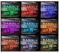 ADVPRO Multi Color x0012-tm-c Man Cave Bar Custom Personalized Your Name Established Date LED Neon Sign Remote Control, 20 Colors, 19 Dynamic Modes, Speed & Brightness Adjustable