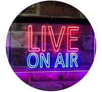 ADVPRO On Air Live Recording Studio Video Room Dual Color LED Neon Sign Red & Blue 400 x 300mm st6s43-i3064-rb