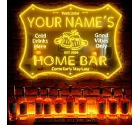 ADVPRO Personalized Your Name Home Bar Pub Mirror RGB Dynamic Glam LED Sign - Cut-to-Edge Shape - Smart 3D Wall Decoration - Multicolor Dynamic Lighting st06s43-fnd-p11d-tm-c